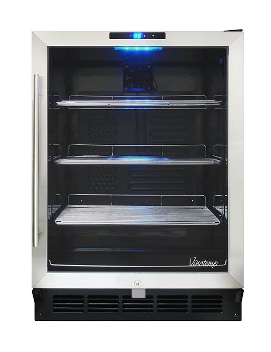 Vinotemp VT-BC58SB10 Series Beverage Refrigerator, Black N3