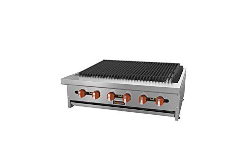 MVP Group SRRB12 12" Radiant Broiler, Grey