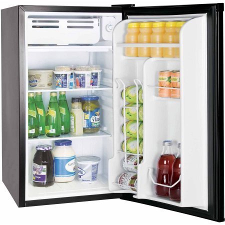 Igloo FR320I-B 3.2 cu ft Reversible Door Refrigerator, Black color N2