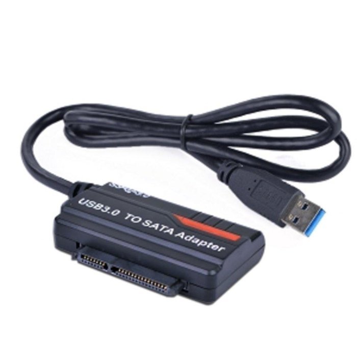 SuperSpeed USB 3.0 to SATA Hard Drive Adapter w/One Touch Backup - Turn Your 2.5/3.5/5.25 SATA Drive Into USB...