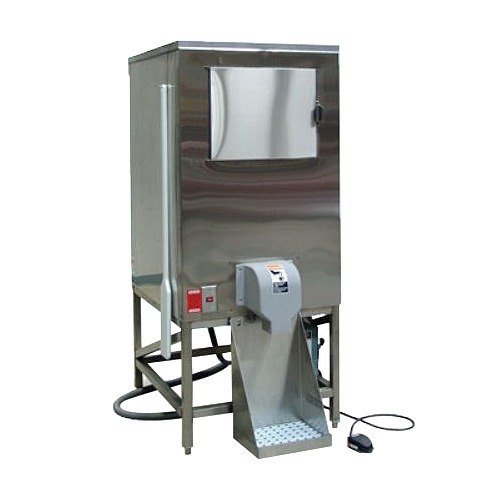 Hoshizaki HCD-500B 30" Ice Bagging System with 647 lbs. Ice Storage Capacity Stainless Steel Adjustable Bag Shelf...
