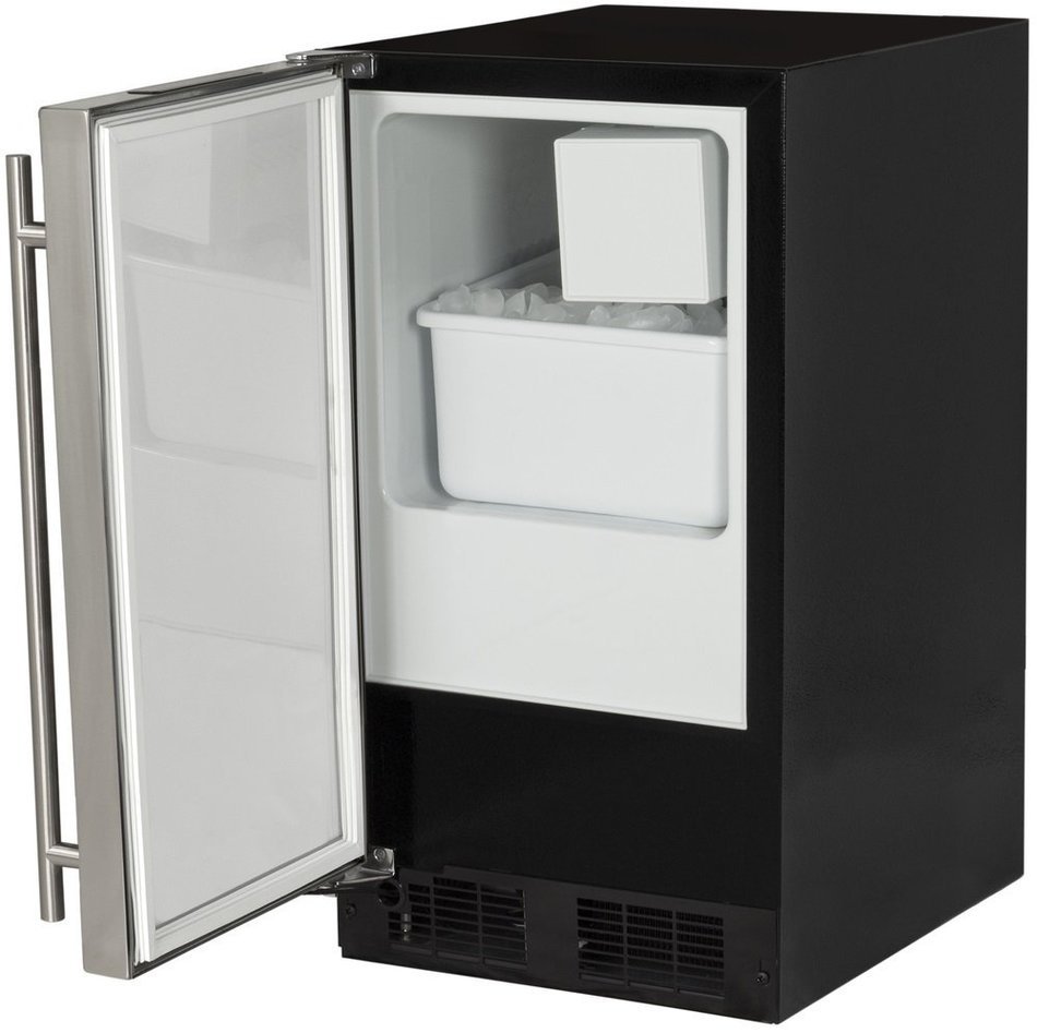 Marvel MA15CRS1LS ADA Ice Machine with Left Hinge Door, 15-Inch, Stainless Steel