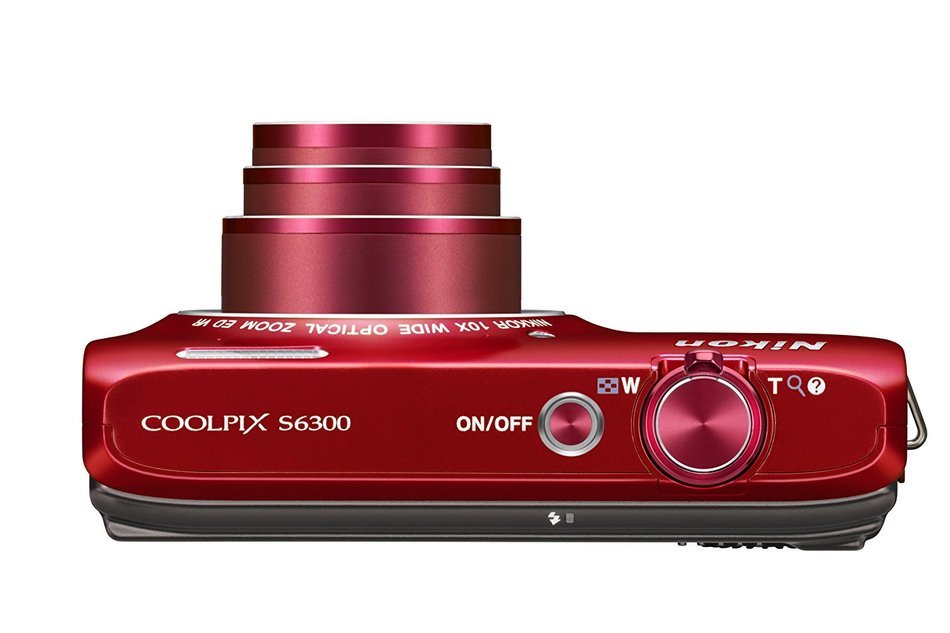 Nikon Digital Camera COOLPIX S6300 Red S6300RD [International Version, No Warranty] N5