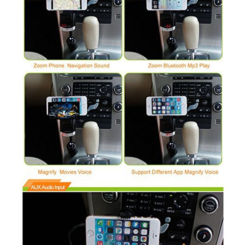 PowerLead Ckit PCK023 Wireless FM Transmitter, Stream Music for Car Stereo System for Smartphone, iPad/iPod, Tablet... N21