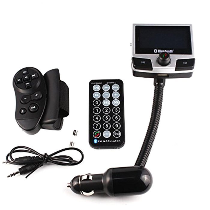 PowerLead Ckit PCK023 Wireless FM Transmitter, Stream Music for Car Stereo System for Smartphone, iPad/iPod, Tablet... N22