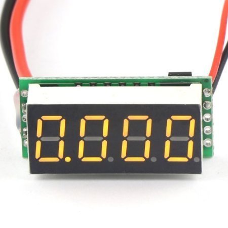 RioRand 0.36" Mini Yellow LED DC 0-10A Current Ammeter Digital Ampere Amp Meter Build-in Shunt N2