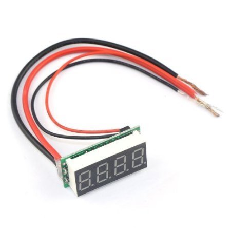 RioRand 0.36" Mini Yellow LED DC 0-10A Current Ammeter Digital Ampere Amp Meter Build-in Shunt N3
