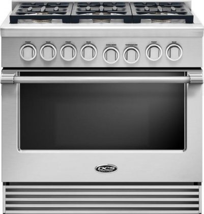 DCS RGV2366N 36" Gas Freestanding Range with 6 Burners, Sealed Burner, None Drawer, 5.3 cu. ft. Primary Oven Capacity... N2