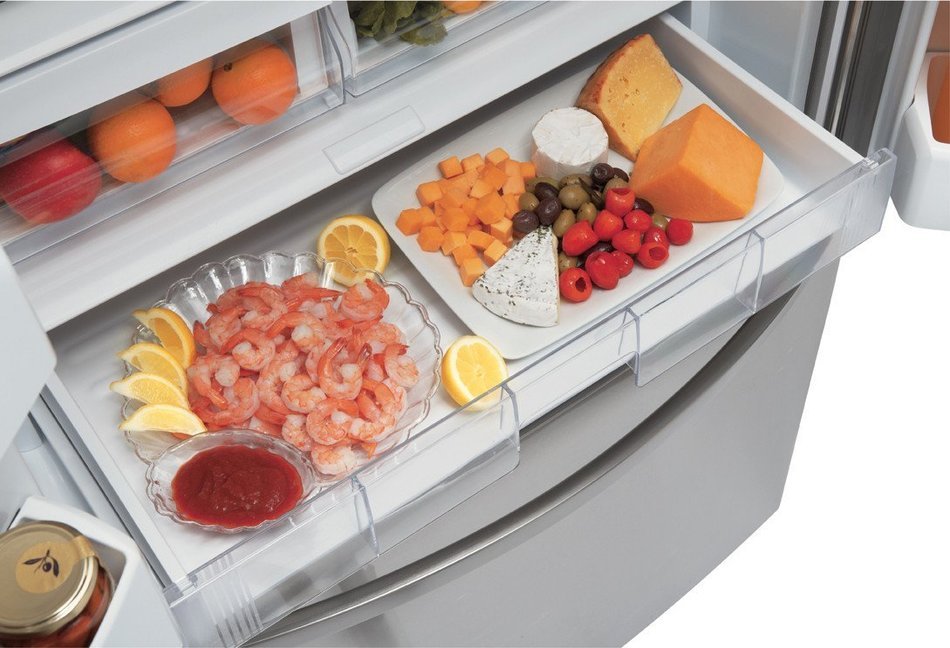 LG LFX25974ST 36" Freestanding French Door Refrigerator with 24.1 Cu. Ft. Capacity Stainless Steel N3