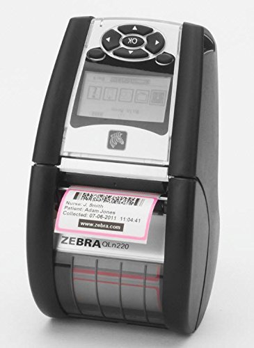 Zebra Qln220 Direct Thermal Mobile Printer 2 Print Width Bluetooth Mfi Certified And Ethernet 9510