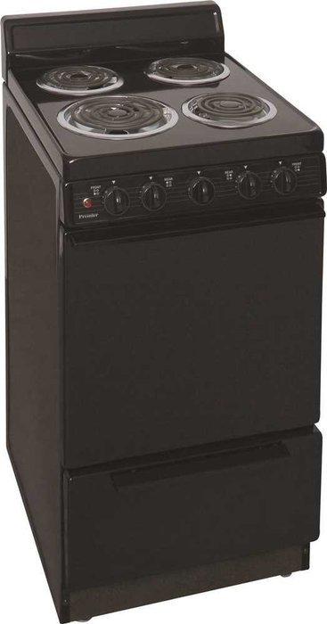 2.42 Cu. Ft. Electric Range Finish: Black