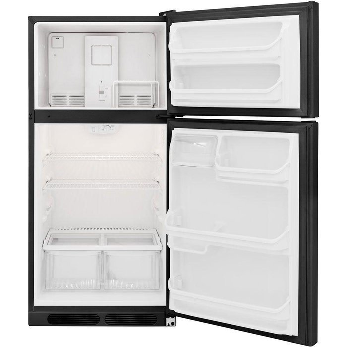 Frigidaire FFTR1514RB 28" Top Freezer Refrigerator with 14.6 cu. ft. Capacity ib Black N3