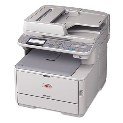 Oki MC362W LED Multifunction Printer - Color - Plain Paper Print - Desktop - Copier/Fax/Printer/Scanner - 25 ppm...