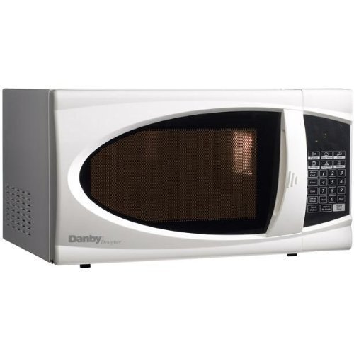 1.1 Cu. Ft. 1100 Watts Designer Microwave - White
