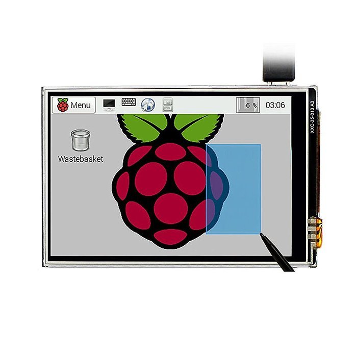 OSOYOO Raspberry Pi 3 3.5&rdquo; LCD Touch Screen Display Monitor + Clear Case + 2PCS Cooling Heat... N9