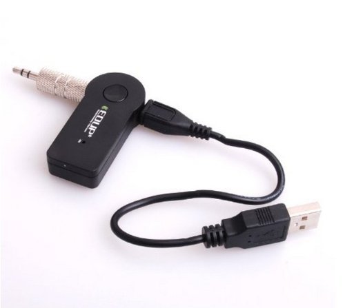 EDUP EP-B3511 Handsfree Hands-Free Wireless Car Bluetooth V3.0 Music Receiver Adapter A2DP Stereo Profile Mic... N2