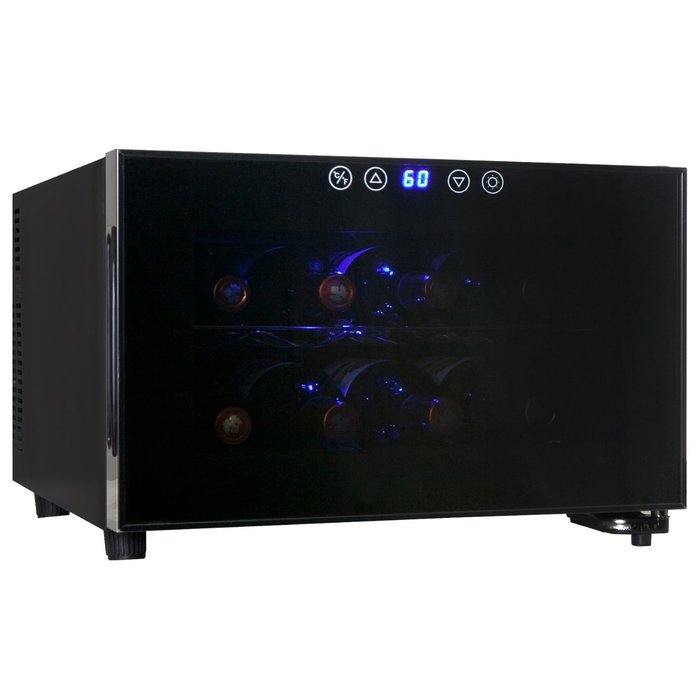 AKDY&reg; 28 Bottle Single Zone Thermoelectric Stainless Steel Freestanding Wine Cooler Cellar Chiller Refrigerator... N15