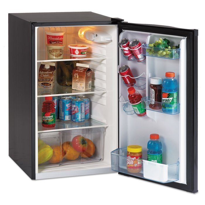4.3 CF Refrigerator, 19 1/2"W x 22 3/4"D x 33"H, Black