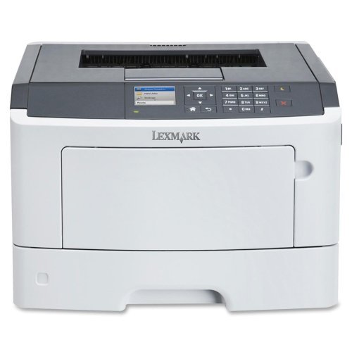 Lexmark MS510DN Mono Laser Printer-Laser Printer, 45ppm, 250Sht Cap, 10"x15"x15", Gray