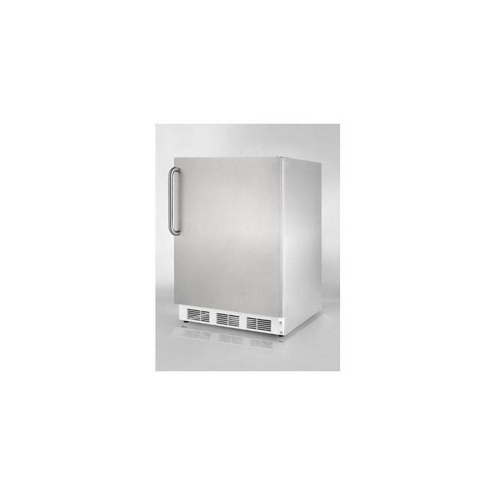 Summit FF67CSSADA 24" AccuCold Series ADA Compliant Medical Commercial Freestanding/Built In Compact Refrigerator...