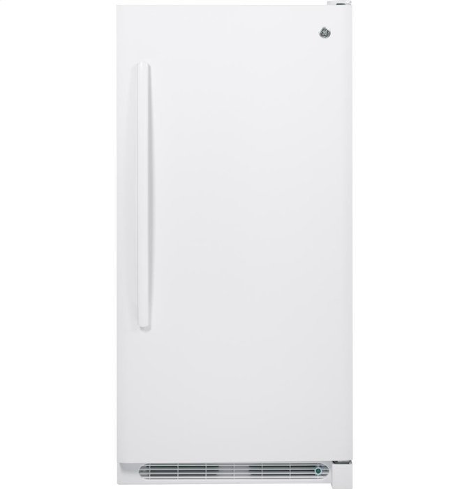 GE FUF14DHRWW 13.8 Cu. Ft. White Upright Freezer