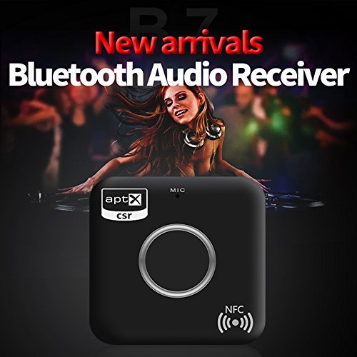 B7 4 In 1 NFC Bluetooth Wireless Audio Receiver AUX Adapter 3.5mm Bluetooth 4.1 Stero Audio Hifi Car speakers... N4
