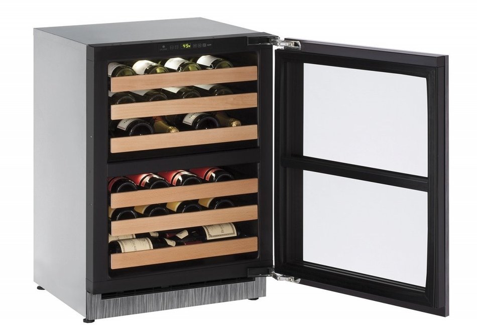 U-Line U2224ZWCINT00B 24" 2000 Series Built-In Wine Cooler with 43 Bottle Capacity, in Panel Ready N3