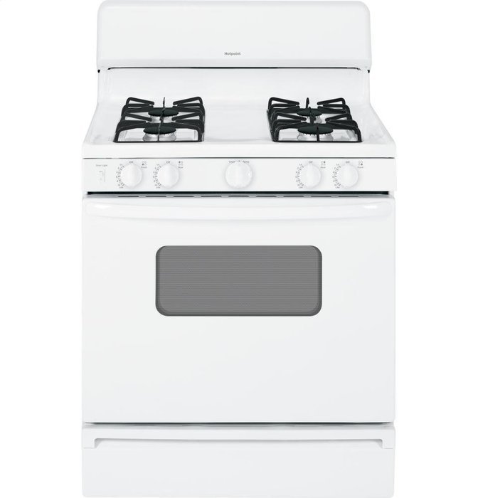 4.8 Cu. Ft. Gas Range in White