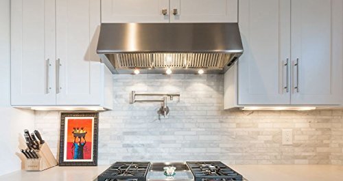 Faber MAGN30SS 30" 600 CFM Magnum Professional Style Under Cabinet Wall Hood, Stainless Steel