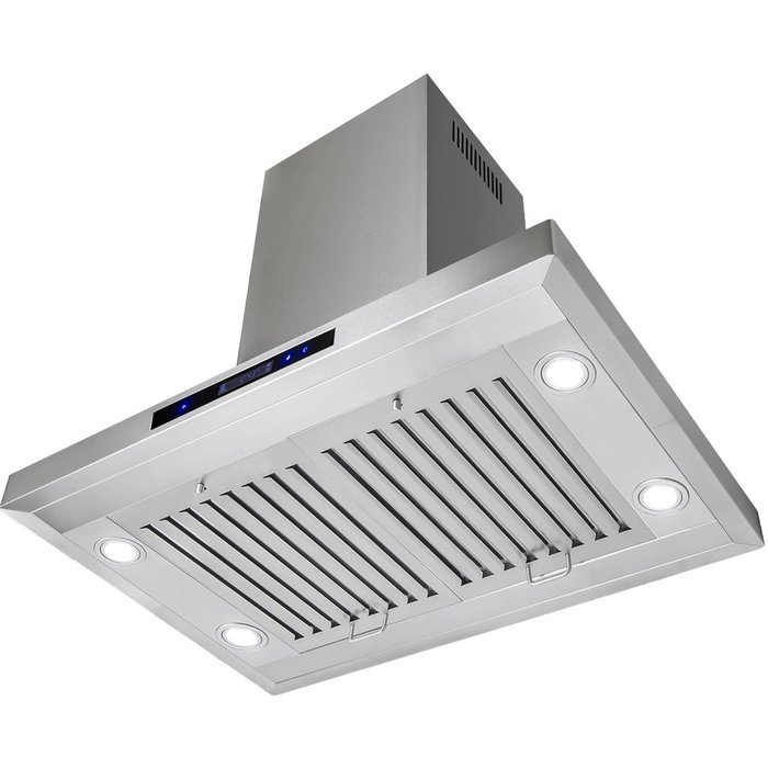 FIREBIRD New 30" European Style island Mount Stainless Steel Range Hood Vent W/Touch Button Control FBGV-2009-30