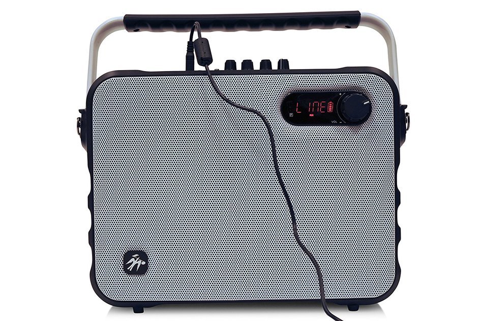 Fisher Wireless Bluetooth Karaoke Boombox System, FM Radio Player, Amplifier, Auxiliary Input, USB Port, and Ultra-Portable... N5
