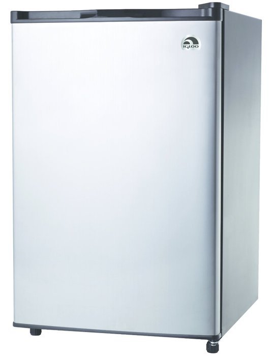 Igloo FR465 4.6-Cu-Ft Refrigerator, Stainless Steel Door N2