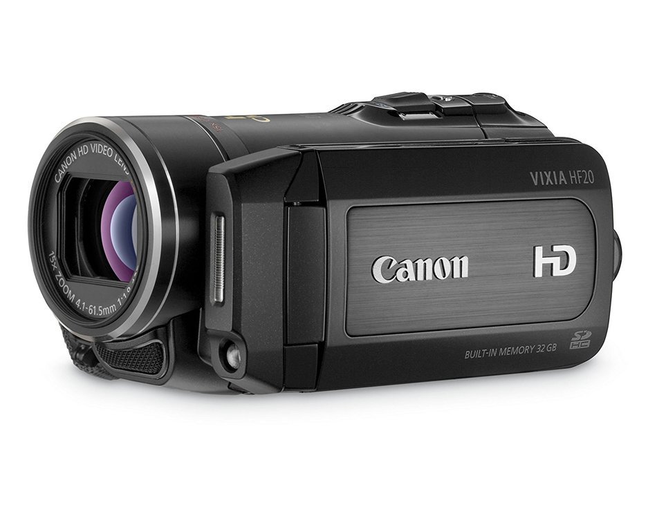 Canon VIXIA HF20 HD Dual Flash Memory w/32GB Internal Memory & 15x Optical Zoom - 2009 MODEL (Discontinued by... N5