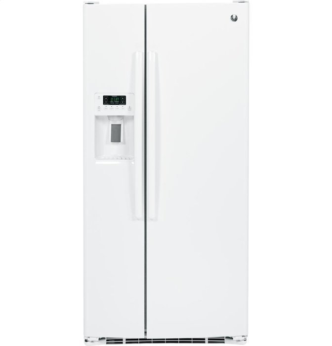GE GSS23HGHWW 22.5 Cu. Ft. White Side-By-Side Refrigerator N2