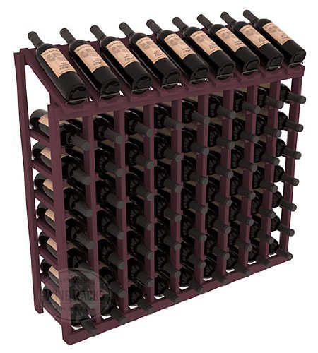 Wine Racks America Ponderosa Pine 9 Column 8 Row Display Top Kit. 13 Stains to Choose From! N8