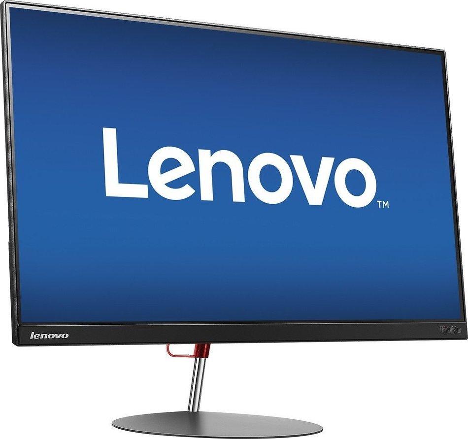 Lenovo - ThinkVision X24 23.8" IPS LED HD Monitor - Raven Black N2