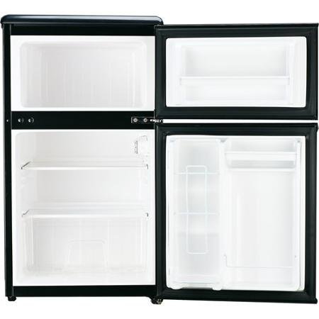 Igloo FR834 3.2 cu. ft. 2-Door Reversible Refrigerator and Freezer, Stainless Steel, Silver by Supernon N2