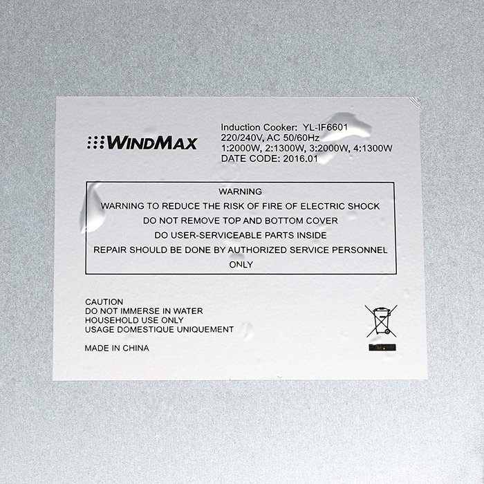 Windmax 31.5" Induction Hob 4 Burners Stove Cooktops Glass Plate Electric Cooker N4