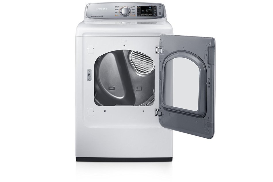 Samsung DV50F9A6GVW Gas Front Load Dryer with Steam Dry, 7.4 Cubic Feet, Neat White