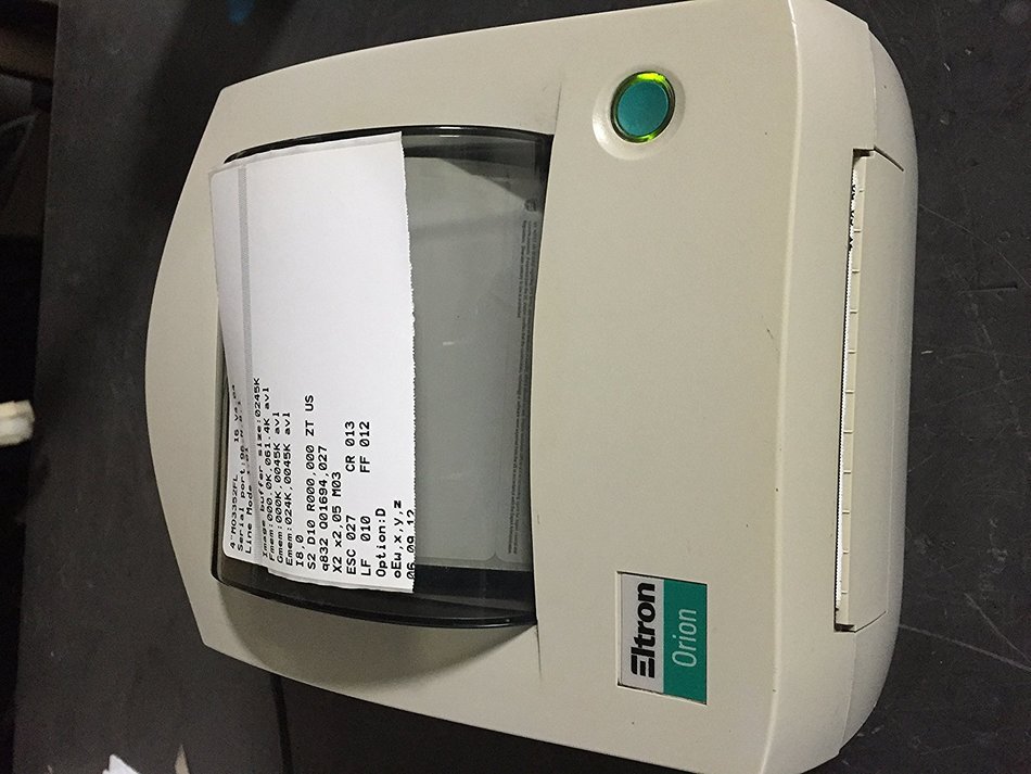 Zebra LP 2443 desktop thermal label printer N3