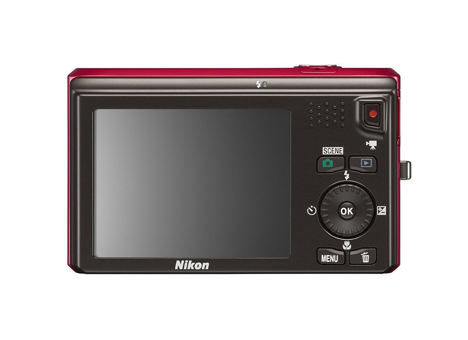 Nikon Digital Camera COOLPIX S6300 Red S6300RD [International Version, No Warranty] N6