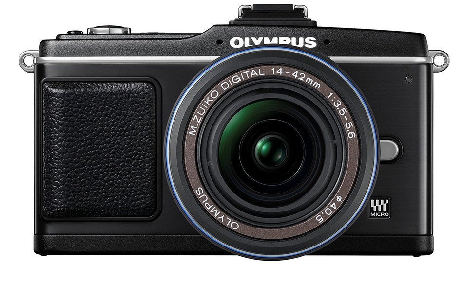 Olympus E-P2 12.3 MP Micro Four Thirds Interchangeable Lens Digital Camera with 14-42mm f/3.5-5.6 Zuiko Digital...