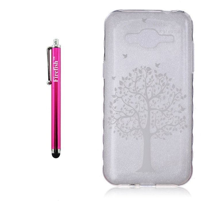 J3 Case, Firefish High Quality Soft TPU [Soft-Flex] Scratch-Resistant Shock Absorption Technology Case Specially... N378