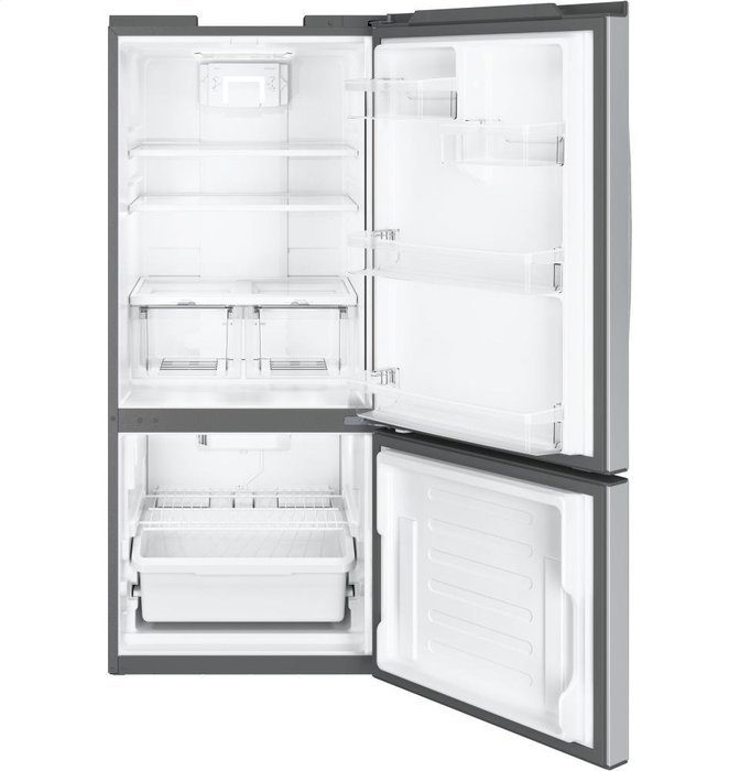 GE Stainless Steel Bottom Freezer Refrigerator N13