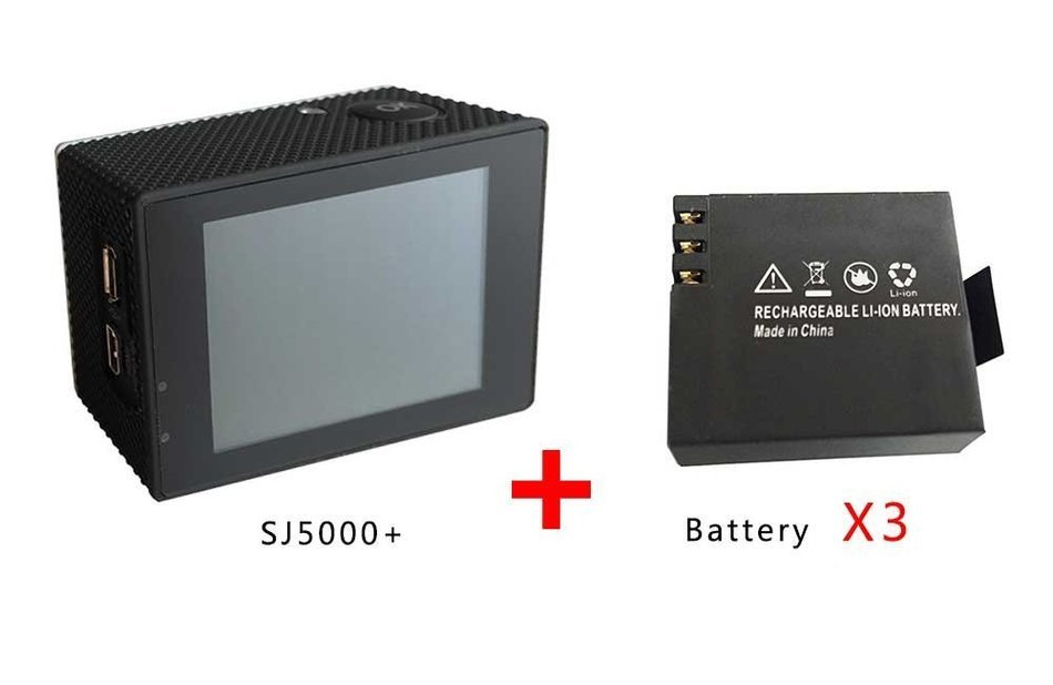 niceEshop(TM) Wifi SJ5000+ Action Camera Mini Digital DV 60FPS 1080P DVRs W Battery(Silver)