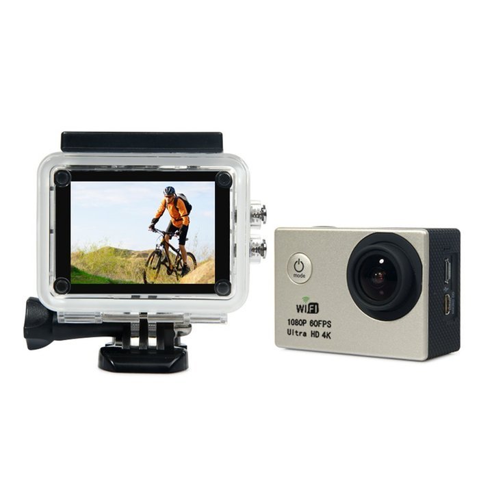 niceEshop(TM) Wifi SJ5000+ Action Camera Mini Digital DV 60FPS 1080P DVRs W Battery(Silver) N2