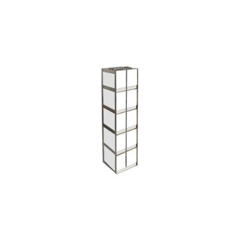 Alkali Scientific CFLB-5 Stainless Steel Vertical Chest Freezer Rack for 15ml and 50ml Tube Boxes, 18-1/4" Height...