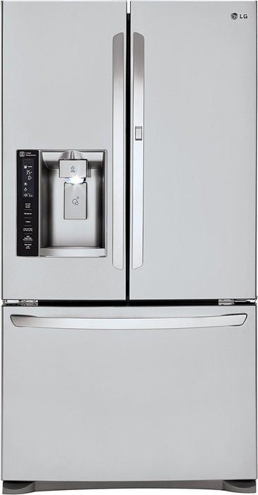 LG LFXS27566S French Door Refrigerator with 27 Cu. Ft. Capacity in Stainless Steel