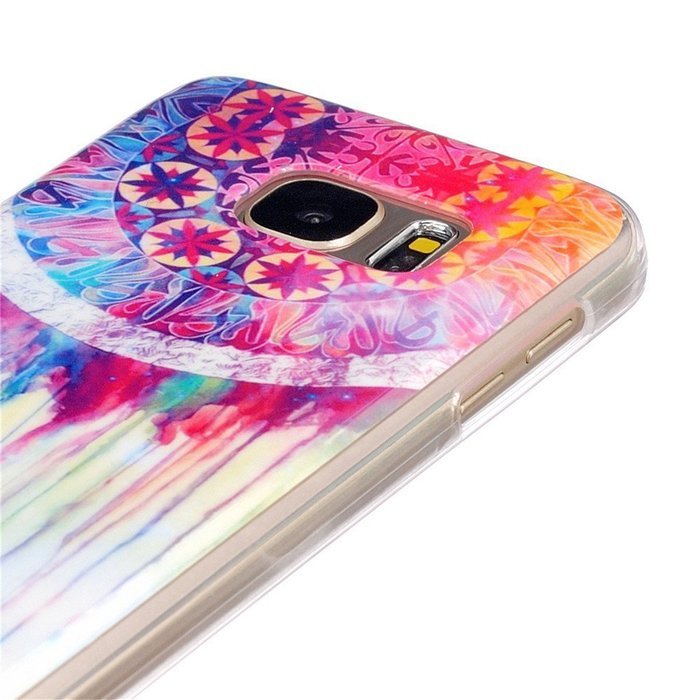 Galaxy S7 Edge Case, Firefish [Fashion Style] [Anti-slip] Ultra Slim Exact Fit Lightweight Flexible TPU Soft Back... N129