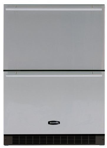Marvel 60RDE-BS-F 24-inch Undercounter Refrigerated Drawers, Stainless Steel N3